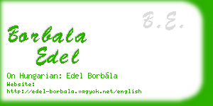 borbala edel business card